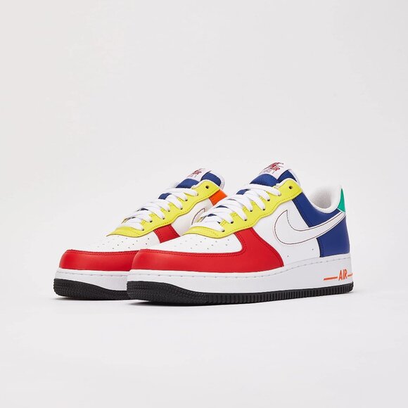 9M - [NEW] Men's Nike Air Force 1 Low '07 LV8 Shoes White FN6840-657 - Picture 2 of 6